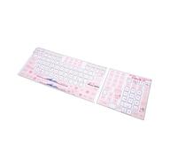 Keenso Autocollants de Clavier Beaux Autocollants de Bouton Transparent Anglais pour Les Touches D'ordinateur Mécaniques, Facile à Utiliser pour la Plupart des Claviers