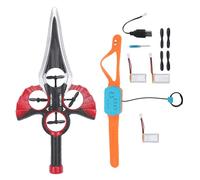 Keenso Avion RC Flying Sword, Avions à Contrôle Gestuel avec Lumière LED pour Enfants Garçons Filles (Rouge)