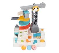 Keenso Ball Adventure Car Track Toy, Interactive Animal Ball Track Set with Working Crane for Kids, Préscolaires Jouet de Course éducatif, Multiplayer Fun encouragé, Complet