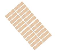 Keenso Bardeaux de Toit de Maison de Poupée, Tuiles de Toit de Maison de Poupée en Bois Composite 24 Pièces échelle 1:12 4,53 X 1,30 X 0,08 Pouces Bords Lisses pour la Décoration de de Mini