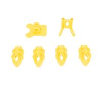 Keenso Base D'antenne de Moteur de Drone RC, Kit de Base de D'antenne de Caméra de Moteur de Quadricoptère RC FPV pour Cadre de Drone Quadrirotor de 5 à 10 Pouces imprimé en 3D (Yellow)