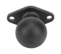 Keenso Base de Montage à Bille, Alliage d'aluminium de qualité Marine avec Caoutchouc, Boule de 1,5 Pouces pour Smartphones, Tablettes, Appareils Photo, Montage GPS