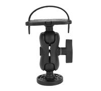 Keenso Base de Montage pour Détecteur de Poisson, Conception Universelle à Boule Rotative à 360 Degrés avec Matériau ABS, pour Bateau Marin Kayak Ponton canoë