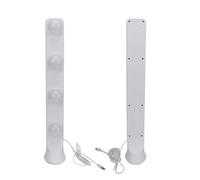 Keenso Bâton Lumineux de Table de Maquillage, Lumière de vanité LED Portable, 3 Températures de Couleur, Bâton Lumineux pour Dortoir, vanité, ABS, Lumière Naturelle (White)