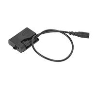 Keenso Batterie Factice de Décodeur Complet DC vers ACK-E10 pour Appareil Photo 1100D/1200D/1300D/4000, Alimentation Externe en Plastique de Haute qualité, Protection Contre Les Surtensions