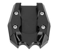 Keenso Béquille de Moto Pad, Moto Kickstand Extender Pad Agrandisseur CNC en Alliage D'aluminium Anti Dérapage côté Support Extension Plaque Pad Remplacement pour Xmax300 2013 2025 (Black)