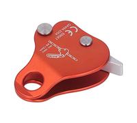 Keenso Bloqueur de Corde d'escalade en Alliage D'aluminium Autobloquant 8-13 Mm Bloqueur de Corde d'escalade pour L'alpinisme d'escalade en Plein Air (Orange)