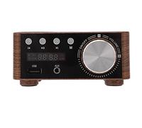 Keenso Bluetooth 5.0 Mini Amplificateur, 50W Stéréo Double Canal | Coque robuste, prend en charge la lecture de carte mémoire, entrée audio 3,5 mm, compatible avec les appareils