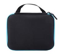 Keenso Boîte de rangement transparente avec 30 emplacements pour broderie, étui durable pour stocker, pilules, etc. (bleu)