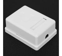 Keenso Boîte de Réseaux de Bouclier Unique Cat6, Boîte de Jonction D'informations de Bureau pour Câbles Réseau, 2pcs