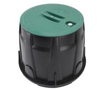Keenso Boîte de Soupape 10 Pouces PE Boîtier de Soupape de Paysage en Plastique pour les Systèmes D'irrigation avec étiquetage LCV