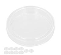 Keenso Boîtes de Pétri, Boîtes de Culture Réutilisables en Verre Borosilicate, Paquet de 10, pour les Projets Scientifiques Industriels