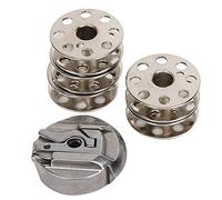 Keenso Boitier de bobine de machine à coudre durable pour Singer 221 222 301, étui en métal + ensemble de canettes, pour les amateurs de couture et les professionnels