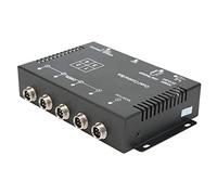 Keenso Boîtier de Commande de Caméra de Recul, Répartiteur Vidéo 4 Canaux 1080P AHD DC12V 24V Commutateur D'écran Vidéo pour Caméra RV Camion Bus Remorque
