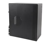 Keenso Boîtier PC de jeu - Spacieux - Pour cartes mères ATX Micro-ATX, bureau à domicile, en acier, noir - USB 3.0 - 1 son HD - 13 x 11,4 - 5,7"