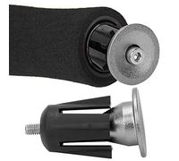 Keenso Bouchon de Guidon de Vélo Durable en Alliage D'aluminium pour Poignées de Vélo de Montagne, Bouchon Léger pour Cyclistes, Couleur Titane (Ti Couleur)