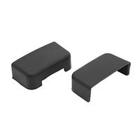 Keenso Bouchon de Rail de Glissière de Siège de Voiture, 4PCS Remplacement de Couvercle de Protection en Caoutchouc de Bouchon de Rail de Glissière de Siège Arrière pour