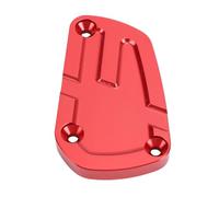 Keenso Bouchon D'huile de Pompe de Réservoir de Liquide de Frein de Moto, Couvercle de Remplacement en Aluminium CNC 6063 avec Suffisamment D'espace pour GUZZI V85TT 2018 2025 (rouge)