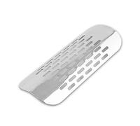 Keenso Bouclier Thermique, Cache de Silencieux D'échappement de Moto Tuyau de Pare Chaleur de bouclier thermique Isolation couvercle Housse Heel avec Pinces de (Silver)