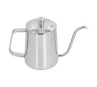 Keenso Bouilloire à café en Acier Inoxydable, Pot à Col de Cygne Durable Pour la Cuisine Domestique, Facile à Utiliser, Amateurs de café Goutte à Goutte