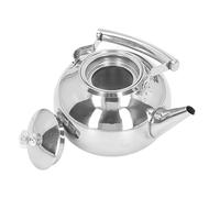 Keenso Bouilloire à thé en Acier Inoxydable, Grande capacité, Utilisation Polyvalente, Pot de Service de Table pour Serveur de café (1.5L)