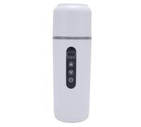 Keenso Bouilloire électrique de Voyage Portable pour Voiture de 500 Ml, Chaudière à Eau à ébullition Rapide, Idéale pour les Voyages en Voiture, Fabriquée en Acier Inoxydable 316, Câble de Chargeur