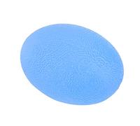 Keenso Boule de Poignée en Forme d'Oeuf, Oeuf de Massage d'exercice de Doigt de Mains Boule de Poignée de Thérapie de Massage de Silicone (Bleu) L'entraînement en Force