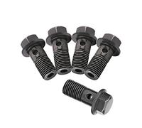 Keenso Boulons banjo moto pour étrier de frein maître cylindre et 10 rondelles (M10 × 1,25 mm