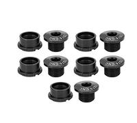 Keenso Boulons de manivelle de vélo, boulons de pédalier de vélo de Route en Alliage d'aluminium vis de Roue à chaîne de vélo boulons et écrou de manivelle pour Plaque Dentaire