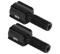 Keenso Boulons de Tige de Vélo, Alliage d'aluminium, 10 Pièces, Vis de Réglage d'installation Facile pour Dérailleur Arrière de Vélo de Montagne de Route et Câble de Frein (M5)