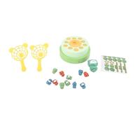 Keenso Bounce and Catch Toy, Music électronique et Base Rotative avec des Lumières LED pour Les Enfants 3-8, Soaloster d'interaction Parent-Enfant, Stimulation Visuelle Popping, Jeu de Fête Portable