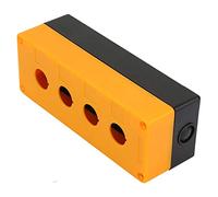Keenso Bouton Boîte de Contrôle avec Couvercle Imperméable (YELLOW)