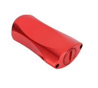 Keenso Bouton de Bobine de Pêche, Alliage en Aluminium Léger Pêche à Gandoue Bouton Plat Remplacement des Accessoires (Rouge)