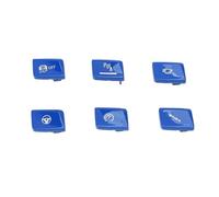 Keenso Bouton de Commande de Vitesse, Boucle de Remplacement en ABS pour M3 F80 M4 F82, Installation Facile sur la Garniture Intérieure de la Console Centrale (BLUE)