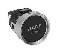 Keenso Bouton de Commutateur de Démarrage de Voiture, Interrupteur de Démarrage de Moteur ABS, Bouton Poussoir à 6 Broches, Remplacement Direct pour 308 408 508 2008 3008 et C4