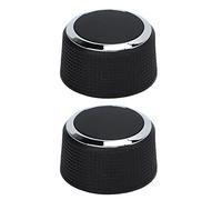 Keenso Bouton de Contrôle du Volume de la Radio Arrière, 22912547 Remplacement du Bouton de Réglage du Volume de la Radio ABS 2 Pièces pour Suburban 2007-2013
