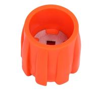 Keenso Bouton de Soupape de Plongée en Caoutchouc, Bouton de Soupape de Plongée, Accessoire de Roue à Main du Cylindre pour Les Plongeurs (Orange)