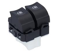 Keenso Bouton Interrupteur Commande fenêtre 254118722R Remplacement Noir avec réponse Rapide pour Mk1 2012 au présent