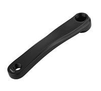 Keenso Bras de Manivelle de Vélo, Bras de Manivelle de Remplacement Simple de Chaîne en Alliage d'Aluminium de 170mm Universel à Gauche(Rhombic Hole-Noir)