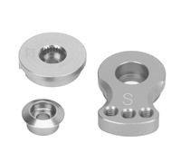 Keenso Bras Servo en Alliage d'aluminium 25T, Klaxon de Direction Léger pour Voiture 1/10 RC, Installation Facile, Résistant à l'érosion, Précision Améliorée (Ti Couleur)