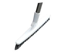 Keenso Brosse à joints à long manche avec poils durs - Outil de nettoyage des carreaux de sol - Outil de salle de bain et de cuisine pour enlever efficacement les taches et pas d'impasse - Matériau