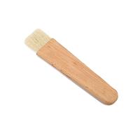 Keenso Brosse de Cuisson pour Barbecue en Bois, Odeur, Huile, Sauce, Beurre, Outil de Cuisine, Prise Confortable, Réutilisable, Durable pour Barbecue, Pique-nique (brosse à manche plat)