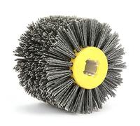 Keenso Brosse de Décapage en Fil Métallique, Durable, #80, Polissage | Solide et efficace, Convient au nettoyage du bois, Idéal pour diverses surfaces