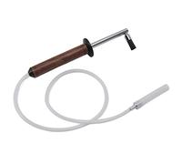 Keenso Brosse de Nettoyage pour Machine à café, Résistance aux Hautes Températures, Manche en Bois, Tête de Brosse en Nylon Remplaçable, Outil de Nettoyage à la Vapeur pour Machine à café, pour la