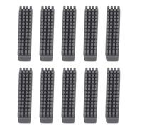 Keenso Buse Brosse en Silicone Outil de Nettoyage Efficace pour A1 Mini 10 Pièces Brosse en Silicone Souple 28x5.6mm