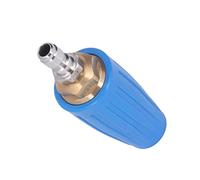 Keenso Buse Rotative à Embout Turbo pour Nettoyeur Haute Pression, 1/4 Po, 3600 PSI, 3, 0 GPM, Embout de Nettoyeur Haute Pression avec Prise Rapide en Céramique et en Métal, Outil de