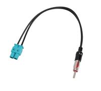 Keenso Câble Adaptateur D'antenne CT27AA51, Double Connecteur Fakra vers DIN pour Signal FM AM D'autoradio, avec Transmission Stable et Installation Facile, Remplacement pour Beetle