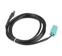 Keenso Câble Adaptateur d'entrée Audio Câble Adaptateur AUX en Plastique et Métal Jack 3,5 Mm Convertit Le Port CD pour Lecteur MP3 Utilisation pour Espace Twingo 2005 Plus