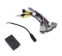 Keenso Câble D'alimentation Adaptateur de Faisceau de Câbles Audio 16 Broches avec Boîtier Canbus, Remplacement pour CRV 2.4 2015 et 2014 Configuration Moyenne Haute, Prend en Charge