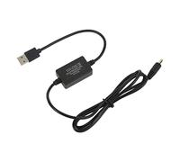 Keenso Câble d'alimentation Convertisseur de Tension élévateur pour Haut-Parleur de Lampe de Bureau D'appareil Photo, Câble USB 5 V vers DC 8 V de 1,2 M avec Protection Contre Les Puces de qualité